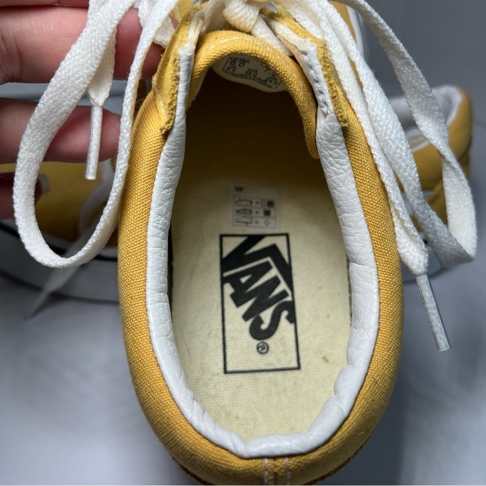 Vans Color Theory Old Skool Skate Sneakers Shoes Golden Glow Men 6/7.5 Women - Picture 10 of 10